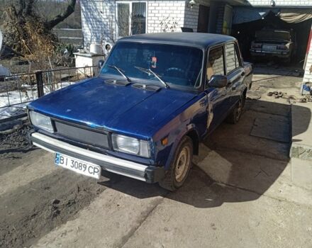 Синий ВАЗ 2105, объемом двигателя 1 л и пробегом 197 тыс. км за 610 $, фото 1 на Automoto.ua