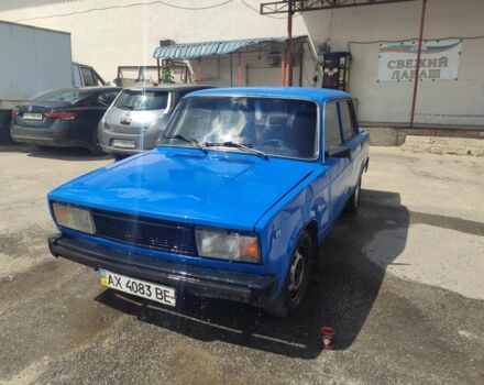 Синий ВАЗ 2105, объемом двигателя 1.5 л и пробегом 123 тыс. км за 553 $, фото 1 на Automoto.ua