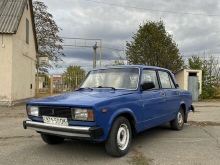 Синий ВАЗ 2105, объемом двигателя 1.6 л и пробегом 300 тыс. км за 600 $, фото 1 на Automoto.ua