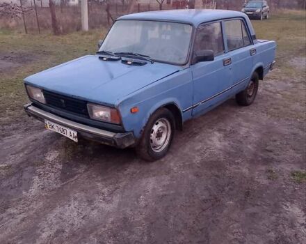 Синий ВАЗ 2105, объемом двигателя 1.45 л и пробегом 214 тыс. км за 400 $, фото 1 на Automoto.ua