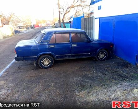 Синий ВАЗ 2105, объемом двигателя 1.5 л и пробегом 63 тыс. км за 950 $, фото 1 на Automoto.ua