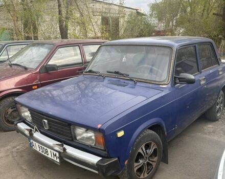 Синий ВАЗ 2105, объемом двигателя 1.5 л и пробегом 100 тыс. км за 600 $, фото 1 на Automoto.ua