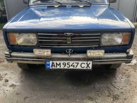 Синий ВАЗ 2105, объемом двигателя 1.5 л и пробегом 92 тыс. км за 800 $, фото 1 на Automoto.ua