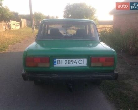 Зеленый ВАЗ 2105, объемом двигателя 1.29 л и пробегом 130 тыс. км за 900 $, фото 1 на Automoto.ua