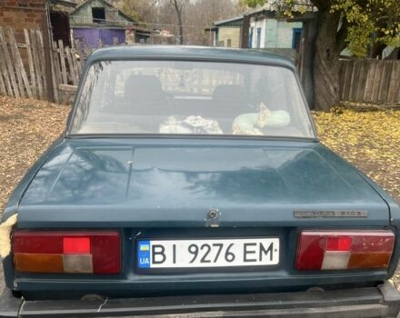 Зеленый ВАЗ 2105, объемом двигателя 1.5 л и пробегом 100 тыс. км за 572 $, фото 3 на Automoto.ua