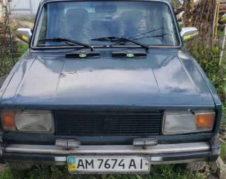 Зеленый ВАЗ 2105, объемом двигателя 1.5 л и пробегом 56 тыс. км за 500 $, фото 1 на Automoto.ua