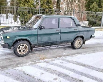 Зеленый ВАЗ 2105, объемом двигателя 1.5 л и пробегом 75 тыс. км за 750 $, фото 1 на Automoto.ua