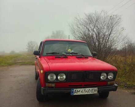 Красный ВАЗ 2106, объемом двигателя 1.6 л и пробегом 82 тыс. км за 1100 $, фото 1 на Automoto.ua