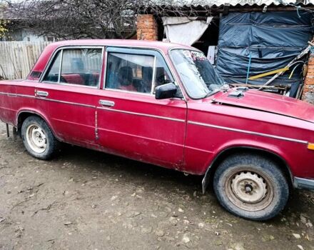 Красный ВАЗ 2106, объемом двигателя 1.6 л и пробегом 200 тыс. км за 600 $, фото 1 на Automoto.ua