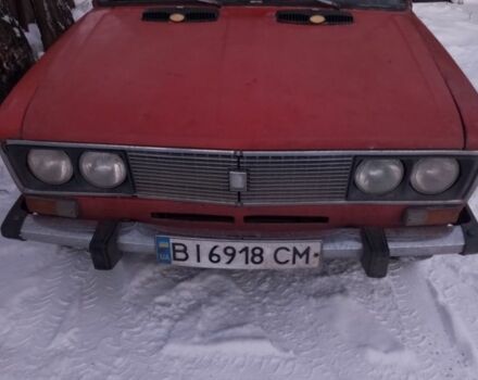 Красный ВАЗ 2106, объемом двигателя 1.5 л и пробегом 200 тыс. км за 592 $, фото 1 на Automoto.ua