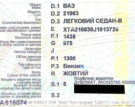 Жовтий ВАЗ 2106, об'ємом двигуна 0 л та пробігом 100 тис. км за 700 $, фото 1 на Automoto.ua