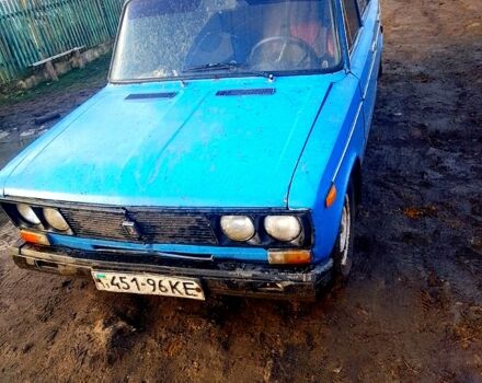 Синий ВАЗ 2106, объемом двигателя 13 л и пробегом 200 тыс. км за 350 $, фото 1 на Automoto.ua