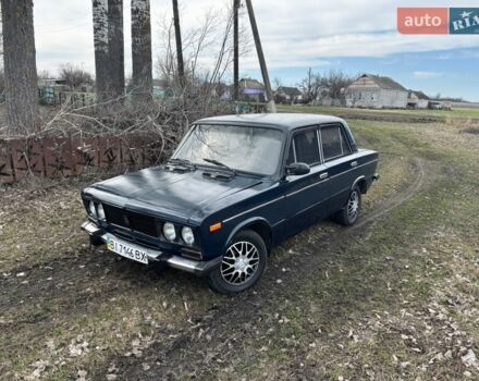 Синий ВАЗ 2106, объемом двигателя 1.3 л и пробегом 200 тыс. км за 800 $, фото 1 на Automoto.ua