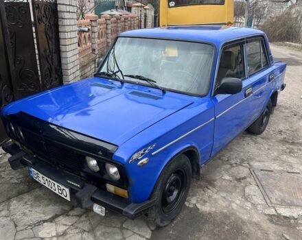 Синий ВАЗ 2106, объемом двигателя 1.3 л и пробегом 80 тыс. км за 617 $, фото 1 на Automoto.ua
