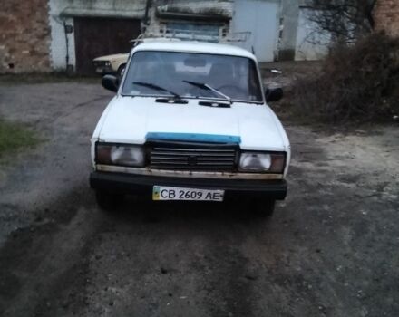 Белый ВАЗ 2107, объемом двигателя 1.6 л и пробегом 56 тыс. км за 450 $, фото 1 на Automoto.ua