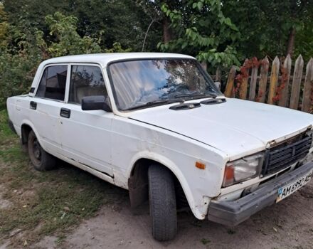 Белый ВАЗ 2107, объемом двигателя 1.4 л и пробегом 125 тыс. км за 486 $, фото 1 на Automoto.ua