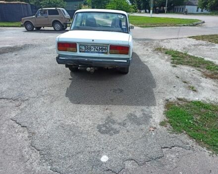 Белый ВАЗ 2107, объемом двигателя 1 л и пробегом 58 тыс. км за 450 $, фото 4 на Automoto.ua