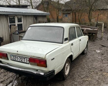 Белый ВАЗ 2107, объемом двигателя 1.5 л и пробегом 213 тыс. км за 550 $, фото 1 на Automoto.ua
