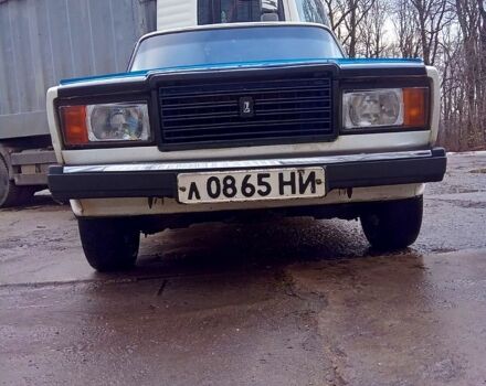 Белый ВАЗ 2107, объемом двигателя 1.3 л и пробегом 158 тыс. км за 950 $, фото 1 на Automoto.ua