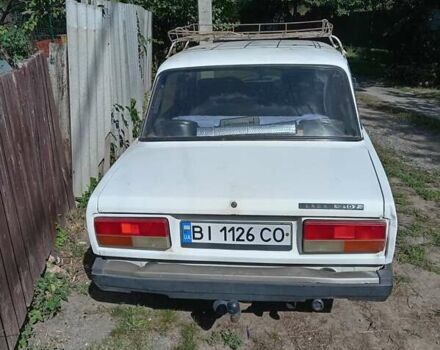 Белый ВАЗ 2107, объемом двигателя 1.3 л и пробегом 95 тыс. км за 500 $, фото 3 на Automoto.ua