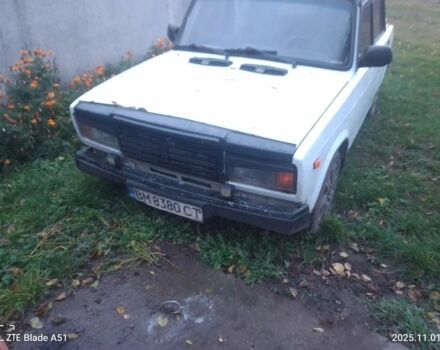 Белый ВАЗ 2107, объемом двигателя 1.5 л и пробегом 85 тыс. км за 645 $, фото 1 на Automoto.ua
