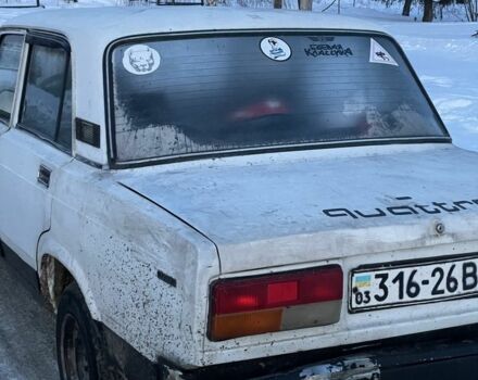 Белый ВАЗ 2107, объемом двигателя 1.5 л и пробегом 350 тыс. км за 532 $, фото 1 на Automoto.ua