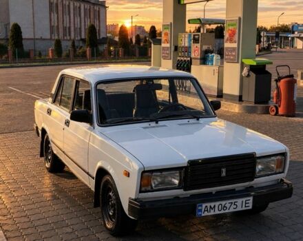Белый ВАЗ 2107, объемом двигателя 1.5 л и пробегом 150 тыс. км за 482 $, фото 1 на Automoto.ua