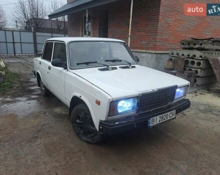 Белый ВАЗ 2107, объемом двигателя 1.29 л и пробегом 30 тыс. км за 650 $, фото 1 на Automoto.ua