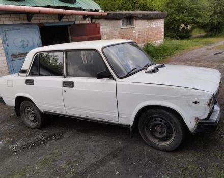 Белый ВАЗ 2107, объемом двигателя 1 л и пробегом 80 тыс. км за 343 $, фото 1 на Automoto.ua