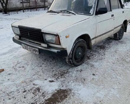 Белый ВАЗ 2107, объемом двигателя 1.3 л и пробегом 1000 тыс. км за 691 $, фото 1 на Automoto.ua