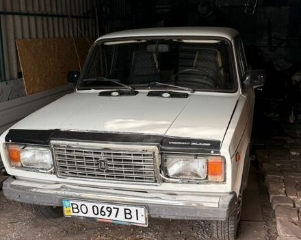 Белый ВАЗ 2107, объемом двигателя 1.5 л и пробегом 3 тыс. км за 1000 $, фото 1 на Automoto.ua