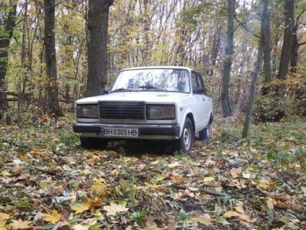 Белый ВАЗ 2107, объемом двигателя 1.5 л и пробегом 564 тыс. км за 442 $, фото 1 на Automoto.ua