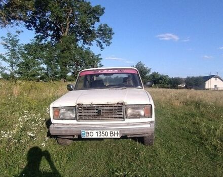 Белый ВАЗ 2107, объемом двигателя 1.5 л и пробегом 74 тыс. км за 350 $, фото 1 на Automoto.ua