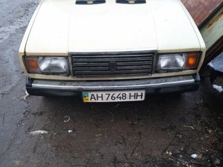Белый ВАЗ 2107, объемом двигателя 0 л и пробегом 10 тыс. км за 740 $, фото 1 на Automoto.ua