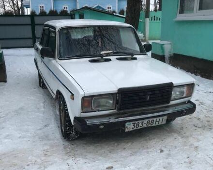 Белый ВАЗ 2107, объемом двигателя 1.5 л и пробегом 100 тыс. км за 500 $, фото 1 на Automoto.ua