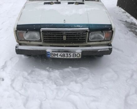 Белый ВАЗ 2107, объемом двигателя 1.5 л и пробегом 160 тыс. км за 628 $, фото 1 на Automoto.ua