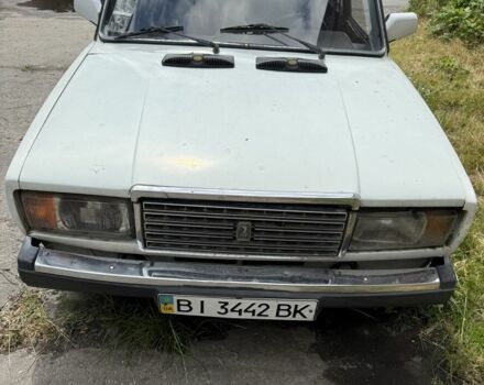 Белый ВАЗ 2107, объемом двигателя 0 л и пробегом 400 тыс. км за 428 $, фото 1 на Automoto.ua