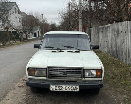 Белый ВАЗ 2107, объемом двигателя 1.5 л и пробегом 70 тыс. км за 531 $, фото 1 на Automoto.ua