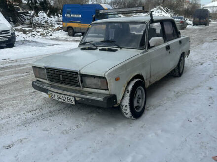 Белый ВАЗ 2107, объемом двигателя 1.7 л и пробегом 270 тыс. км за 1200 $, фото 1 на Automoto.ua