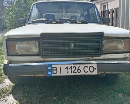 Белый ВАЗ 2107, объемом двигателя 1.3 л и пробегом 95 тыс. км за 500 $, фото 1 на Automoto.ua