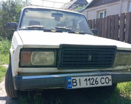 Белый ВАЗ 2107, объемом двигателя 1.5 л и пробегом 95 тыс. км за 450 $, фото 1 на Automoto.ua