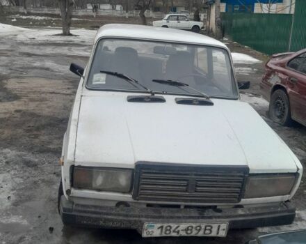 Белый ВАЗ 2107, объемом двигателя 0 л и пробегом 100 тыс. км за 550 $, фото 1 на Automoto.ua