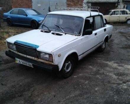 Белый ВАЗ 2107, объемом двигателя 1.6 л и пробегом 56 тыс. км за 450 $, фото 1 на Automoto.ua