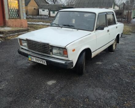 Белый ВАЗ 2107, объемом двигателя 1 л и пробегом 120 тыс. км за 487 $, фото 1 на Automoto.ua