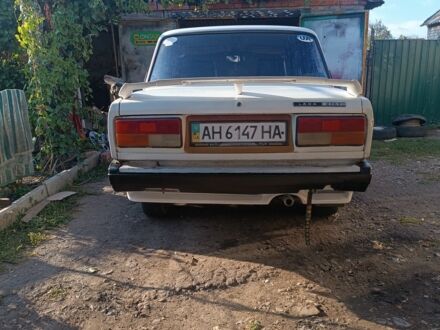 Белый ВАЗ 2107, объемом двигателя 1.5 л и пробегом 40 тыс. км за 607 $, фото 1 на Automoto.ua