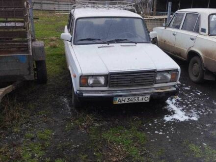 Белый ВАЗ 2107, объемом двигателя 1.5 л и пробегом 200 тыс. км за 710 $, фото 1 на Automoto.ua