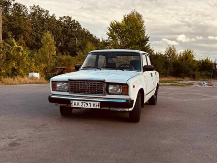 Белый ВАЗ 2107, объемом двигателя 1.5 л и пробегом 98 тыс. км за 1199 $, фото 1 на Automoto.ua