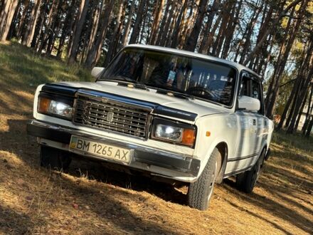 Белый ВАЗ 2107, объемом двигателя 1.5 л и пробегом 30 тыс. км за 669 $, фото 1 на Automoto.ua