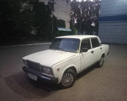 Белый ВАЗ 2107, объемом двигателя 1.5 л и пробегом 111 тыс. км за 350 $, фото 1 на Automoto.ua