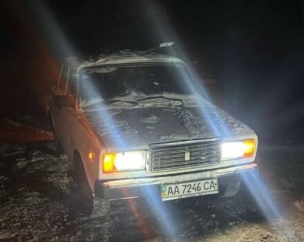 Белый ВАЗ 2107, объемом двигателя 1.6 л и пробегом 170 тыс. км за 568 $, фото 1 на Automoto.ua